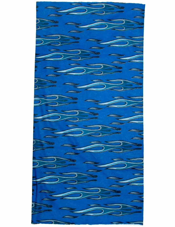 Putkihuivi, Sininen, liekit - Putkihuivit - B120 - 1