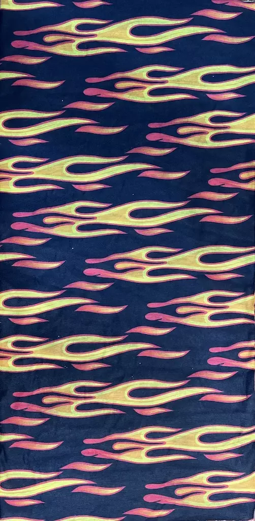 Putkihuivi vaakaliekit musta pohja - Putkihuivit - B320 - 1