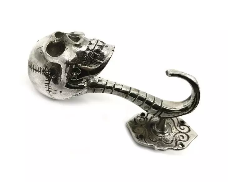 Ripustuskoukku Hopeakallo, metallia - Naulakko - HOOK120 - 1