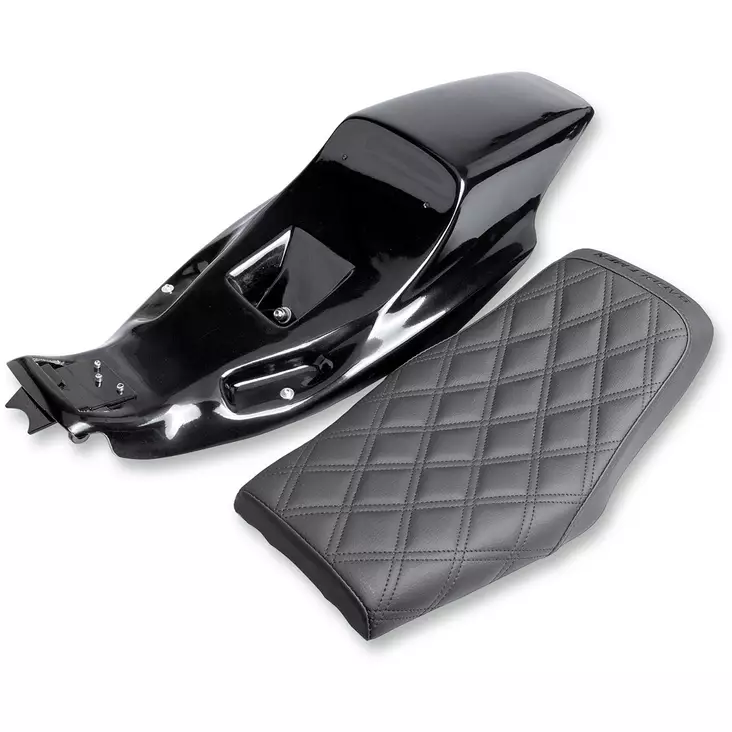 SOLO SEAT CONVERSION KIT ELIMINATOR FRONT VINYL BLACK - Satulat ja satulanpäälliset - 08040680 - 1