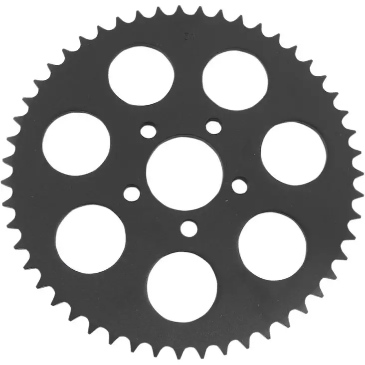 SPROCKET REAR WHEEL 51T DISH GLOSS BLACK - Rattaat ja hihnapyörät - 12101850 - 1