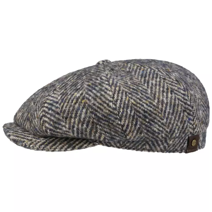Stetson Beige Flatcap Wool Herringbone - Flat Capit - STHAT140 - 1