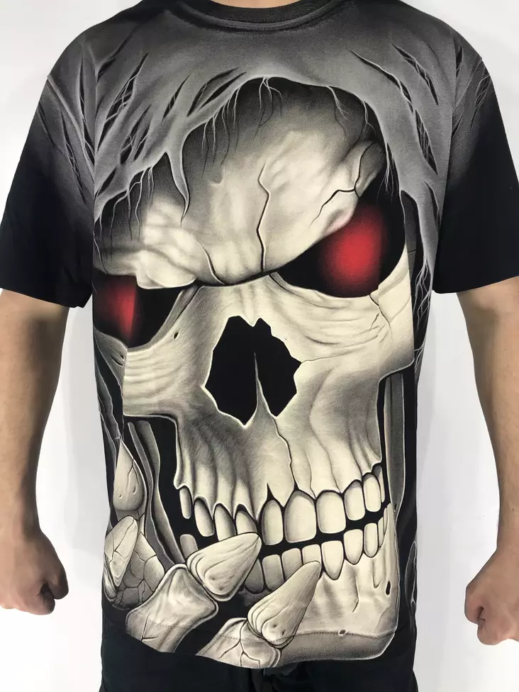 T-paita, Red eye skull - T-paidat - TP1230 - 1