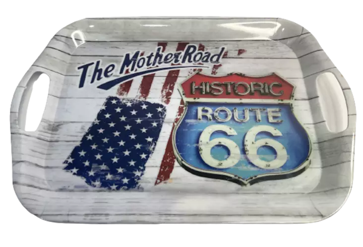 Tarjotin route 66 Mother Road - Korit ja tarjottimet, sisustuslaatikot - PRT1190 - 1