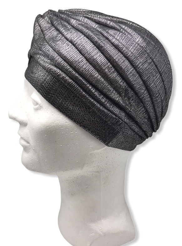 Turbaani, hopeahohto - Hiuskoristeet - HAT90 - 1