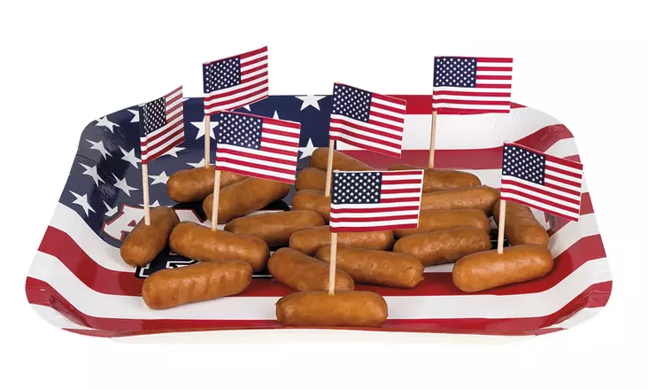 USA lippu 24-kpl lipputikkuja - Keittiötarvikkeet - 44960 - 1