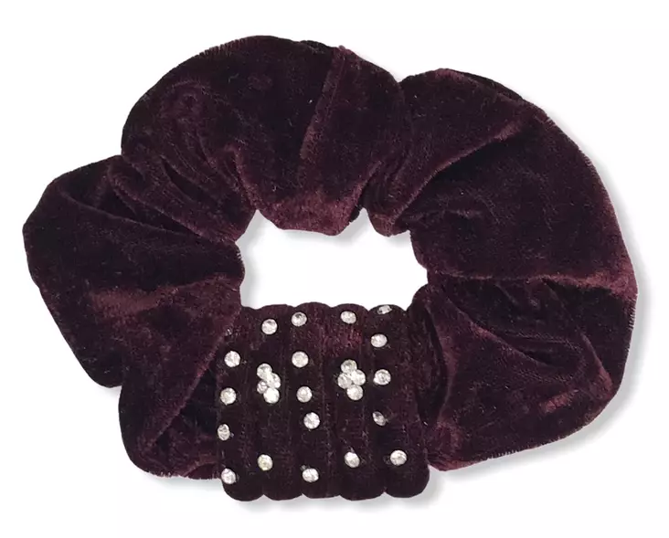 Viininpun. hiusdonitsi koristekivillä - Hiuskoristeet - PIN340 - 1