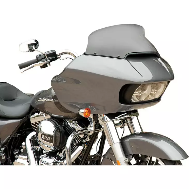 WINDSHIELD SPOILER OEM-FAIRING HARLEY DAVIDSON® 6.5" DARK SMOKE - Tuulilasit ja etumaskit - 23100620 - 1
