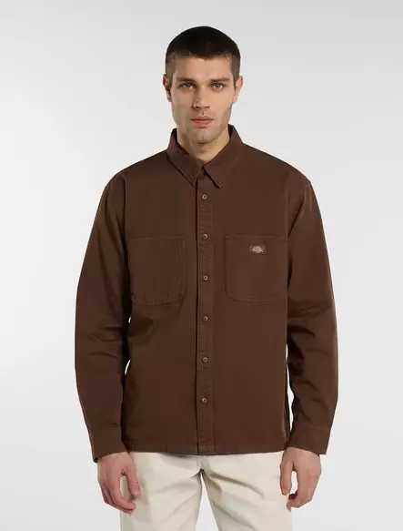 Dickies Workshirt, ruskea - Kauluspaidat - DIC91 - 1