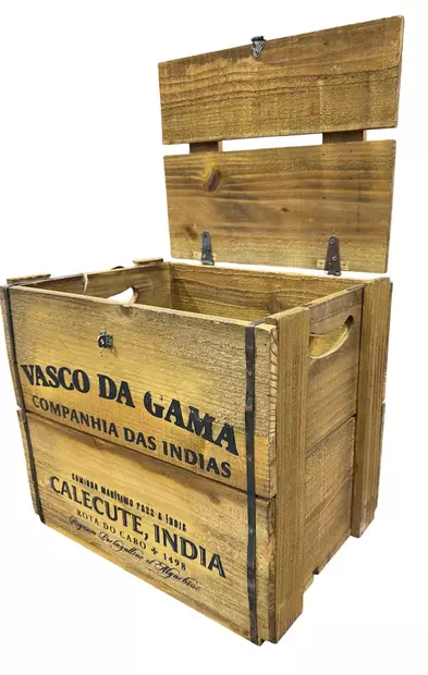 Kannellinen lauta-arkku - Säilytys - PUU141 - 2