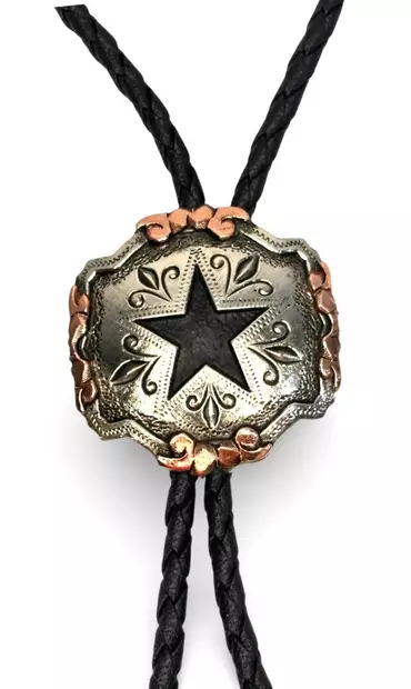 Bolo, Musta Tähti kuparireunoin - Kravatit ja bolo - BA351 - 1