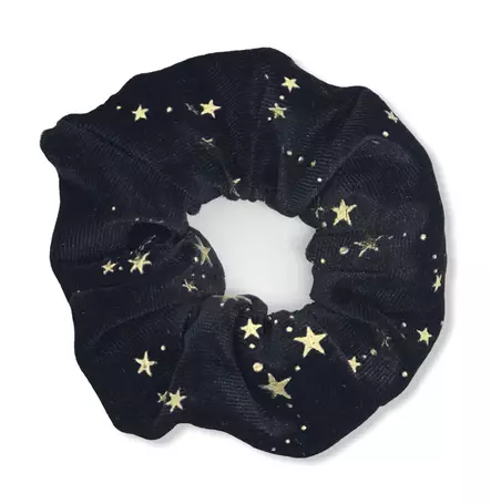 Hiusdonitsi Kultatähti, musta - Hiuskoristeet - PIN301 - 1