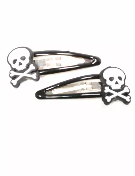 Hiuspinnit, mustat kallot, oikea ja vase - Hiuskoristeet - PIN21 - 1