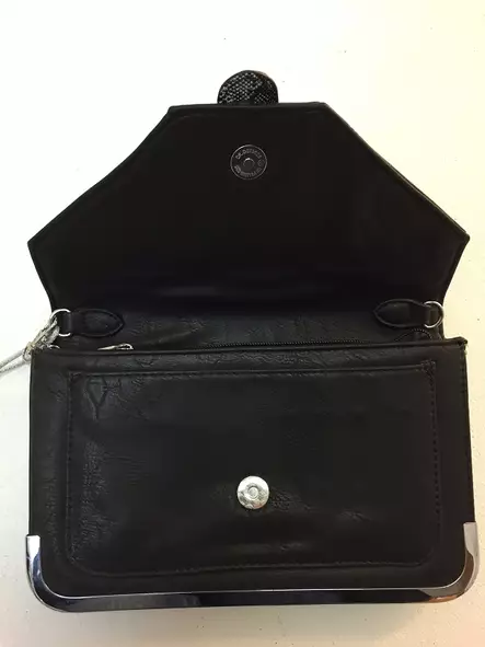 Käsilaukku, musta, olkaketjulla - Laukut - NL541 - 2