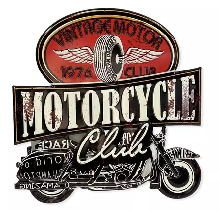 Peltikyltti Motorcycle - Taulut, kehykset - PELT131 - 1