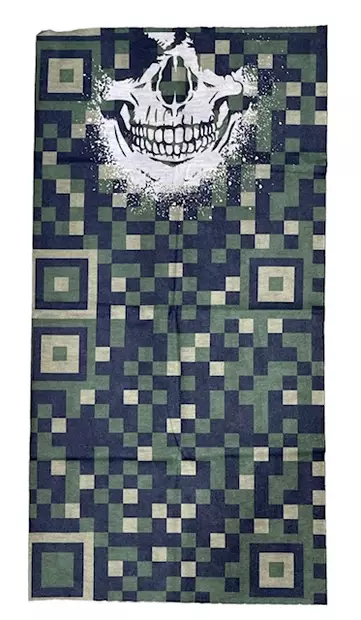 Putkihuivi, Puolikas Kallo, vihreät ruud - Putkihuivit - B181 - 5