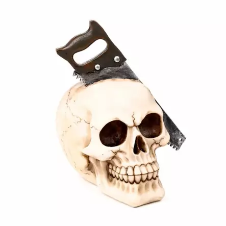 Sahakallo, 13 x 18 x 15 cm - Kallot, Halloweenrekvisiitta - HOR751 - 1