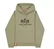 Alpha huppari olive Big Logo - Hupparit - ALP131 - 1