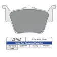 BRAKE PAD DP SINTERED REPLACEMENT STREET TOURING OFF-ROAD/ATV - Jarrupalat - 17210681 - 1
