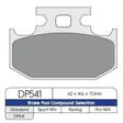 BRAKE PAD DP SINTERED REPLACEMENT STREET TOURING OFF-ROAD/ATV - Jarrupalat - 17211901 - 1