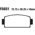 BRAKE PAD FA-R SERIES SINTERED METAL - Jarrupalat - 17212421 - 1