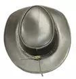 Cowboy-hattu nahkaa, ruskea - Hatut - HAT151 - 4