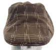 Flatcap ruskea beiget viivat - Flat Capit - LC601 - 3