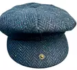 Flatcap Tweed, Tummansininen - Flat Capit - LC791 - 4