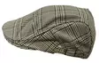Flatcap vaalea ruskea ruudukko - Flat Capit - LC681 - 1