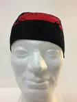 Headwrap, musta, punaiset kallot - Headwrapit - HW181 - 2