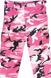 Housut Pinkki camo LASTEN 6-taskua - Housut - ROT21 - 2