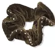 Kamelinruskea samettiscrunchie - Hiuskoristeet - PIN351 - 1