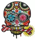 Kangasmerkki Sugarskull - Kangasmerkit - K1661 - 1