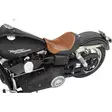 LARIAT SOLO SEAT DISTRESSED BROWN LEATHER WITH GEL HARLEY DAVIDSON - Satulat ja satulanpäälliset - 08030421 - 1