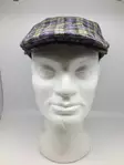 Lätsä, lila ruutu flat cap - Flat Capit - LC461 - 2