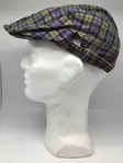 Lätsä, lila ruutu flat cap - Flat Capit - LC461 - 3