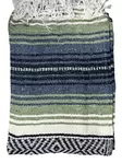Mexico viltti, L.Olive/Slate Blue/White - Kodin tekstiilit - MEX51 - 1