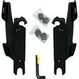 MOUNTING KIT TRIGGER-LOCK BATWING-FAIRING BLACK - Tuulilasit ja etumaskit - 23200091 - 1