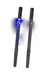 Musta kuitukärkikynä valoefektillä - Kynät toimisto - KYNA1 - 6