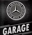 Peltikyltti Mersedes Benz garage - Taulut, kehykset - PELT171 - 1