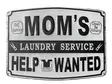 Peltikyltti Mom's Laundry Service - Taulut, kehykset - PELT371 - 1