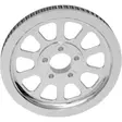 REAR BELT PULLEY 10-SPOKE CHROME 66T - Rattaat ja hihnapyörät - 12010541 - 1