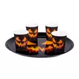 Tarjotin Halloween-hymy 34,5 cm - Kallot, Halloweenrekvisiitta - HOR301 - 2
