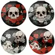 Taskupeili Skulls & Roses, 70 mm - Kauneudenhoito - PRT1161 - 1