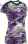 Tpaita Ultra violet camo pitkä paita - T-paidat - ROT111 - 1