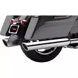 TWIN MUFFLERS TOURING 4" CHROME - Pakoputket ja niiden osat - 18010841 - 1