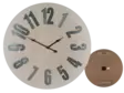 Vaalea kello peltinumeroin, 60 cm - Kellot - KE101 - 1