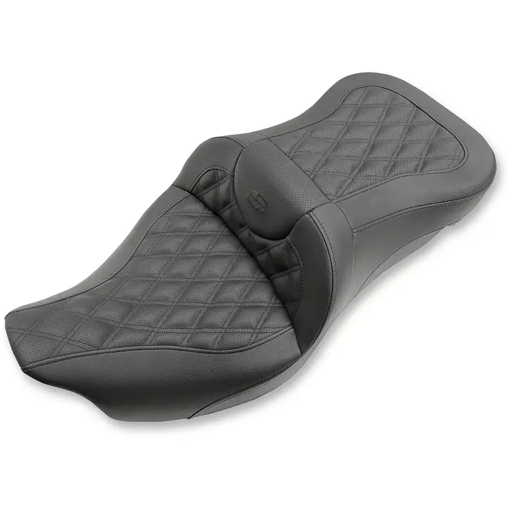 2-UP SEAT ROAD SOFA LS FRONT|REAR LEATHER|SADDLEGEL™ BLACK - Satulat ja satulanpäälliset - 08011041 - 1