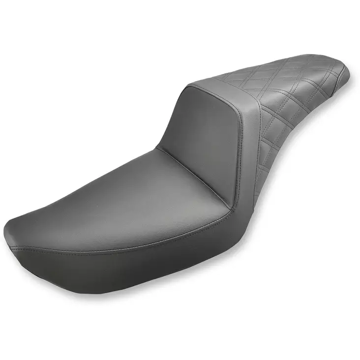 2-UP SEAT STEP UP FRONT|REAR SADDLEHYDE™|SADDLEGEL™ BLACK - Satulat ja satulanpäälliset - 08030561 - 1