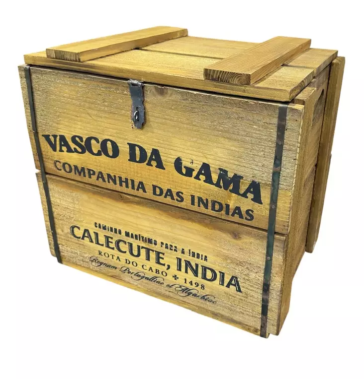 Kannellinen lauta-arkku - Säilytys - PUU141 - 1